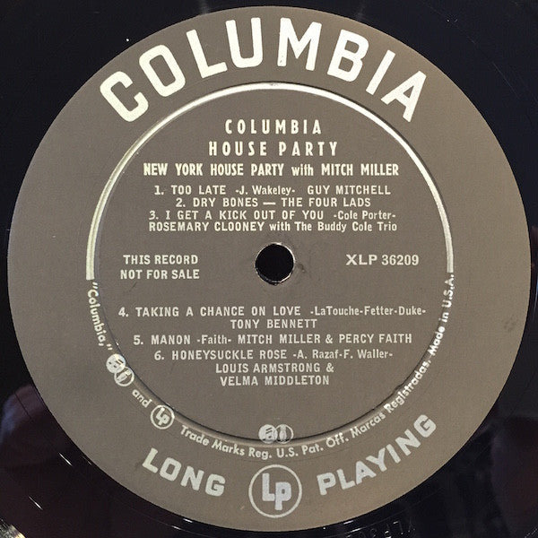 Various - Columbia House Party (LP) (VG) - Endless Media