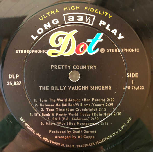 The Billy Vaughn Singers - Pretty Country (LP) (VG) - Endless Media