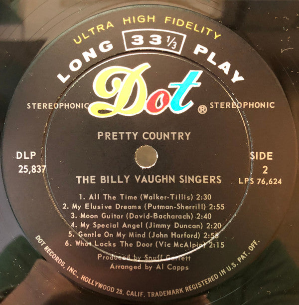 The Billy Vaughn Singers - Pretty Country (LP) (VG) - Endless Media