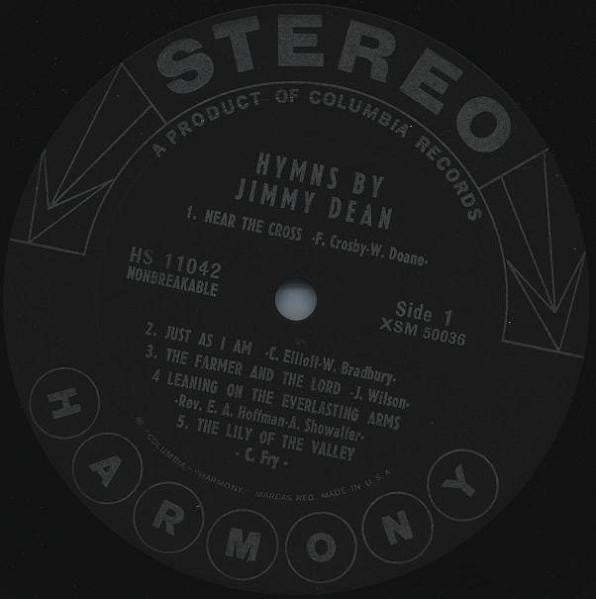 Jimmy Dean - Hymns By Jimmy Dean (LP) (VG+) - Endless Media