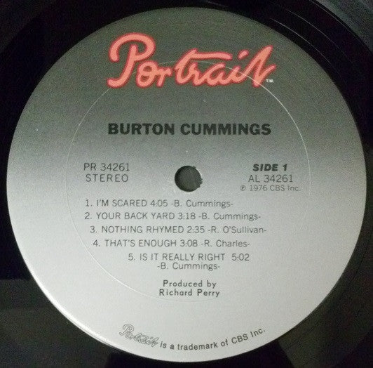 Burton Cummings - Burton Cummings (LP) (VG+) - Endless Media