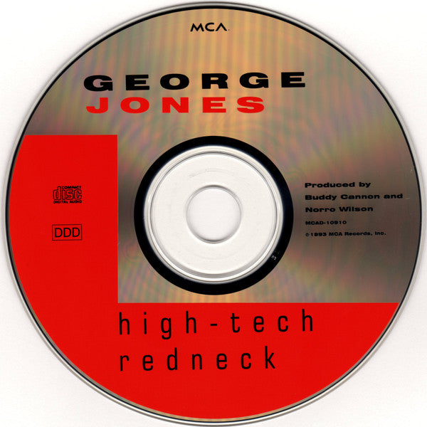 George Jones - High-Tech Redneck (CD) (VG) - Endless Media
