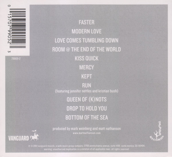 Matt Nathanson - Modern Love (CD) (VG) - Endless Media