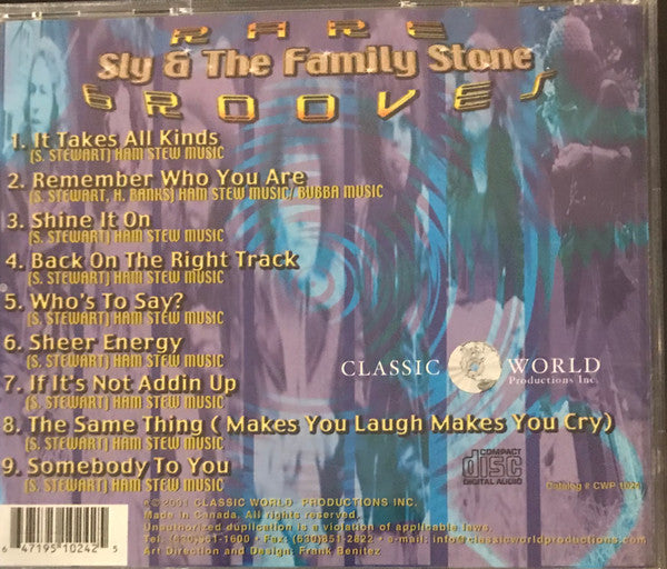 Sly & The Family Stone - Rare Grooves (CD) (M) - Endless Media