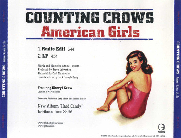 Counting Crows - American Girls (CDr) (VG) - Endless Media