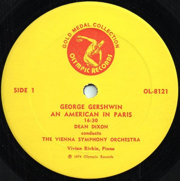 George Gershwin - Wiener Symphoniker - Vivian Rivkin - Dean Dixon - An American In Paris; Rhapsody In Blue (LP) (NM or M-) - Endless Media