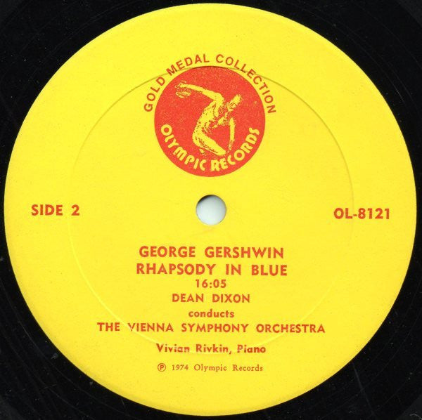 George Gershwin - Wiener Symphoniker - Vivian Rivkin - Dean Dixon - An American In Paris; Rhapsody In Blue (LP) (NM or M-) - Endless Media