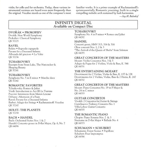 Pyotr Ilyich Tchaikovsky, Samuel Barber, Giacomo Puccini, Claude Debussy, Giuseppe Verdi, Maurice Ravel, Sergei Vasilyevich Rachmaninoff - Romantic Favorites (CD) (VG+) - Endless Media