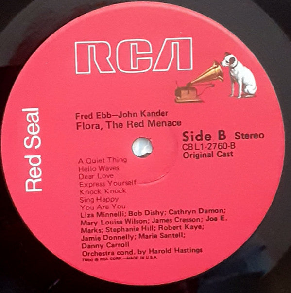 John Kander, Fred Ebb - Liza Minnelli - Flora The Red Menace - Original Cast (LP) (VG) - Endless Media