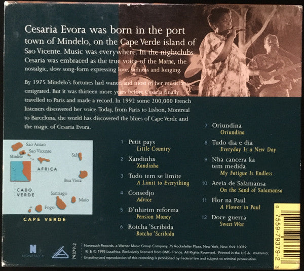 Cesaria Evora - Cesaria Evora (CD) (VG) - Endless Media