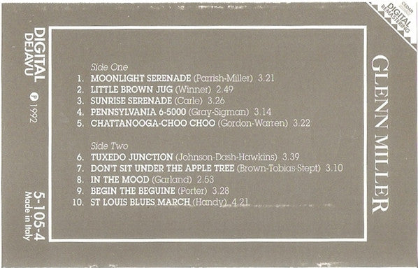 Glenn Miller - The Glenn Miller Gold Collection (Cassette) (VG+) - Endless Media