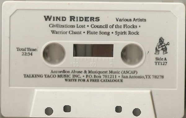 Various - Wind Riders (Cassette) (VG) - Endless Media