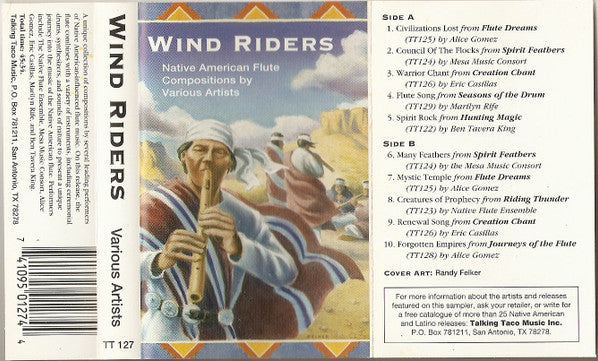 Various - Wind Riders (Cassette) (VG) - Endless Media
