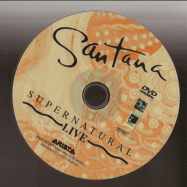 Santana - Supernatural Live (DVD) (VG+) - Endless Media
