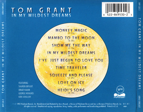 Tom Grant - In My Wildest Dreams (CD) (VG) - Endless Media