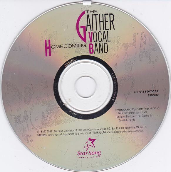 The Gaither Vocal Band - Homecoming (CD) (VG+) - Endless Media
