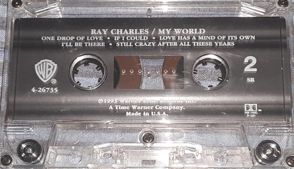 Ray Charles - My World (Cassette) (VG+) - Endless Media
