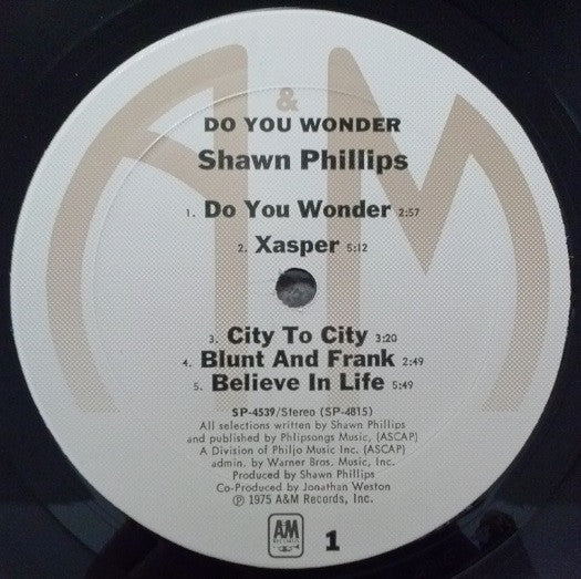 Shawn Phillips - Do You Wonder (LP) (VG+) - Endless Media