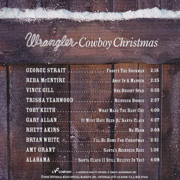 Various - Wrangler Cowboy Christmas Volume VI (CD) (VG) - Endless Media