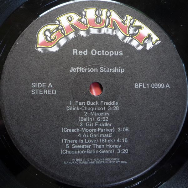 Jefferson Starship - Red Octopus (LP) (VG) - Endless Media