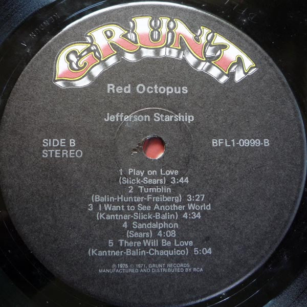 Jefferson Starship - Red Octopus (LP) (VG) - Endless Media