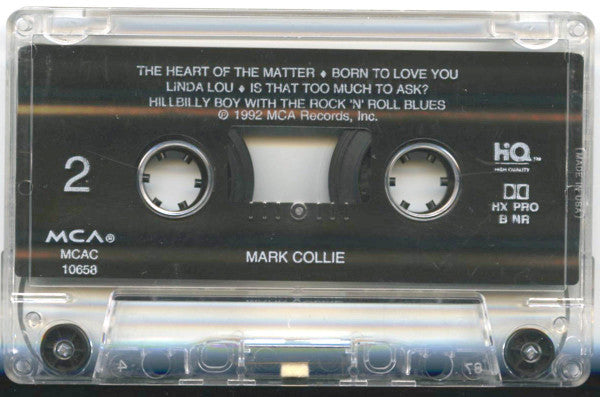 Mark Collie - Mark Collie (Cassette) (M) - Endless Media