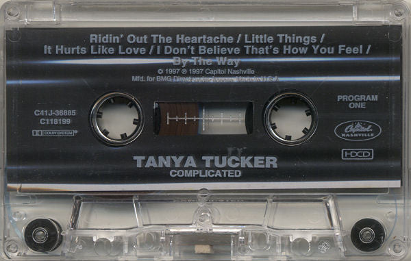 Tanya Tucker - Complicated (Cassette) (VG+) - Endless Media