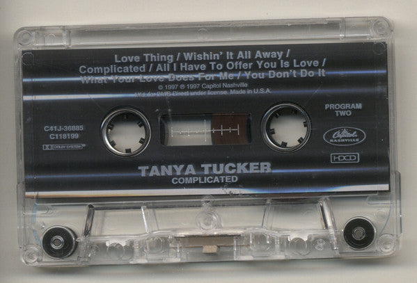 Tanya Tucker - Complicated (Cassette) (VG+) - Endless Media