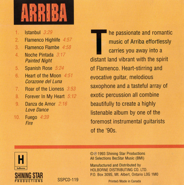 Bruce BecVar - Arriba (CD) (VG) - Endless Media