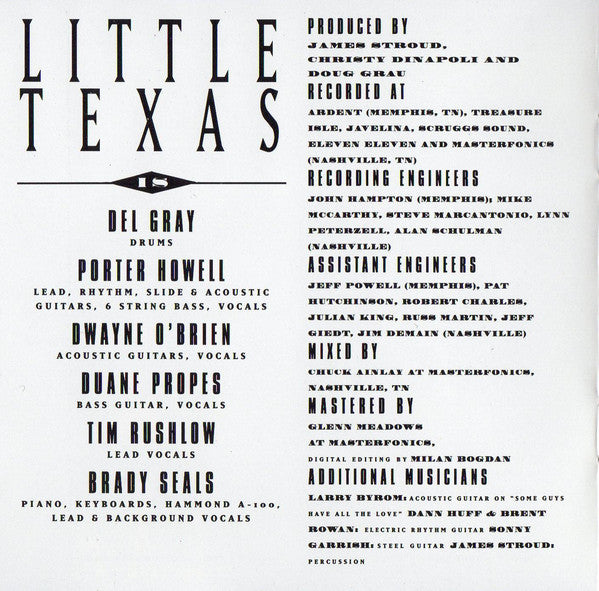 Little Texas - First Time For Everything (CD) (VG+) - Endless Media