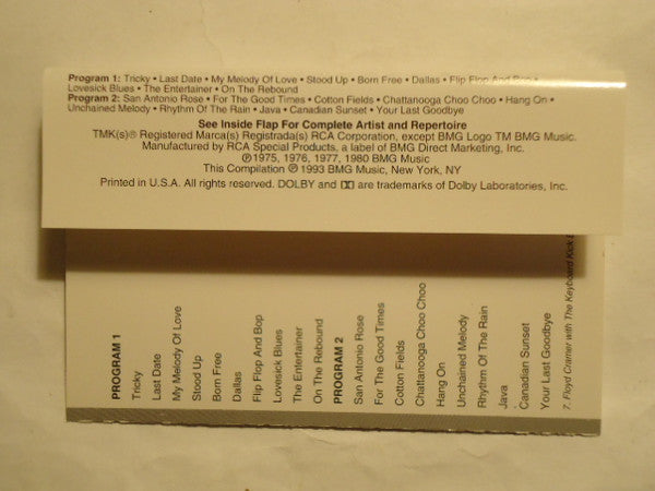 Floyd Cramer - The Very Best Of Floyd Cramer (Cassette) (M) - Endless Media