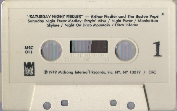 Arthur Fiedler And Boston Pops Orchestra - Saturday Night Fiedler (Cassette) (VG+) - Endless Media