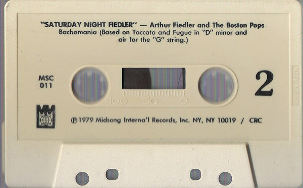 Arthur Fiedler And Boston Pops Orchestra - Saturday Night Fiedler (Cassette) (VG+) - Endless Media