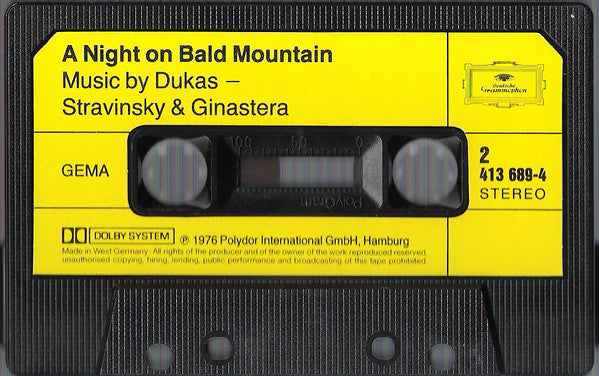 Boston Pops Orchestra, Arthur Fiedler - A Night On Bald Mountain (Cassette) (VG) - Endless Media