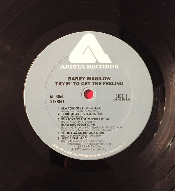 Barry Manilow - Tryin' To Get The Feeling (LP) (VG) - Endless Media