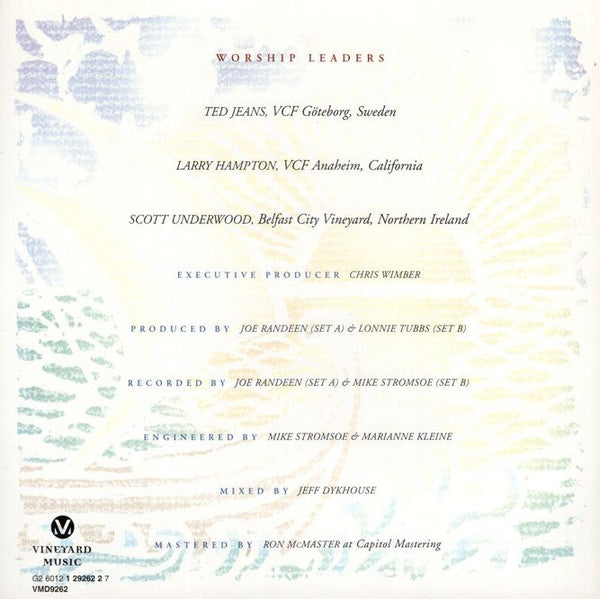 Ted Jeans, Larry Hampton, Scott Underwood  - You Are In Control (CD) (VG+) - Endless Media
