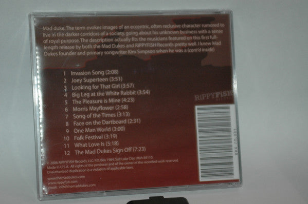 The Mad Dukes - The Mad Dukes Sing And Play For You (CD) (M) - Endless Media