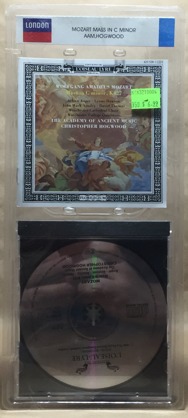 Wolfgang Amadeus Mozart - Christopher Hogwood, Arleen Auger, Lynne Dawson, John Mark Ainsley, David Thomas , Winchester Cathedral Choir, Winchester College Quiristers, The Academy Of Ancient Music - Mass In C Minor, K. 427 (CD) (VG) - Endless Media