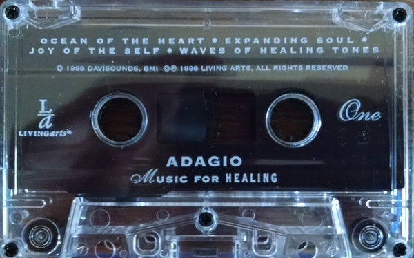 Peter Davison - Adagio: Music For Healing (Cassette) (VG+) - Endless Media