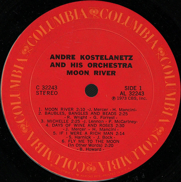 André Kostelanetz And His Orchestra - Moon River (LP) (G+) - Endless Media