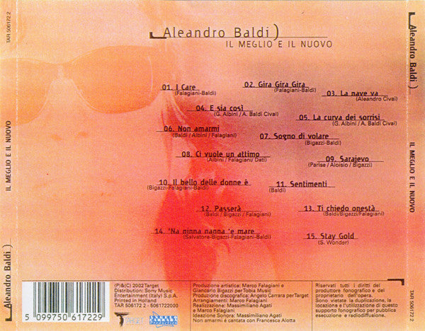 Aleandro Baldi - Il Meglio E Il Nuovo (CD) (VG+) - Endless Media