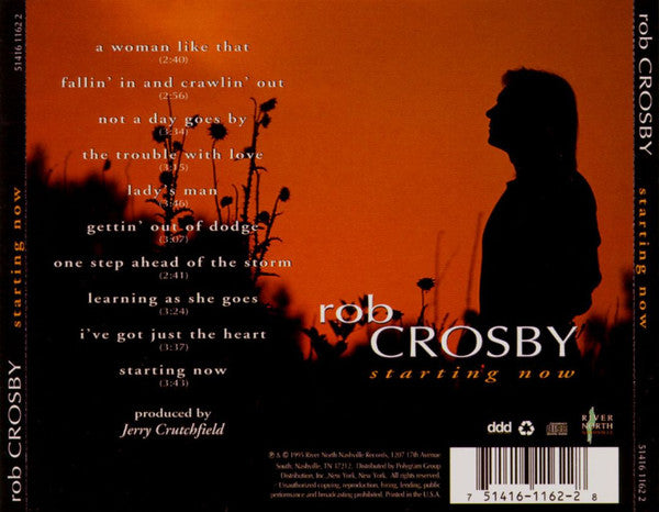 Rob Crosby - Starting Now (CD) (M) - Endless Media