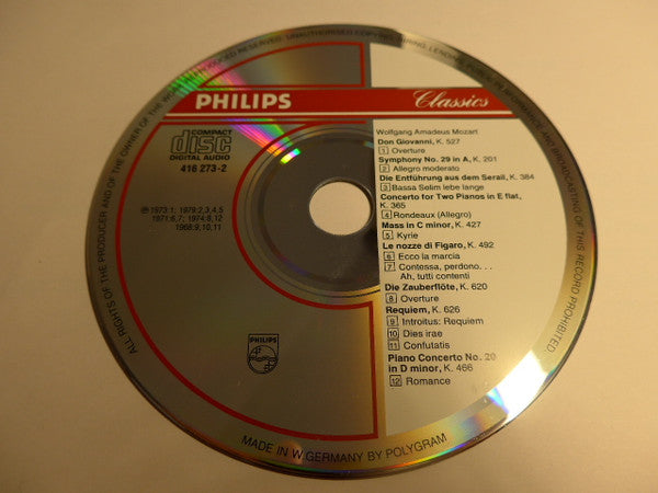 Wolfgang Amadeus Mozart - More Of The Best Of Wolfgang Amadeus Mozart (CD) (NM or M-) - Endless Media