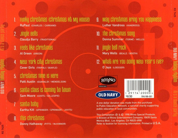 Various : Old Navy Holiday Rhythm It's A Dance Party (CD, Comp)