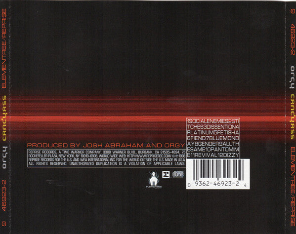 Orgy : Candyass (HDCD, Album)