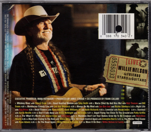 Willie Nelson & Friends Of Willie Nelson : Stars & Guitars [Live] (HDCD, Album)