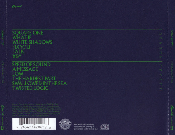 Coldplay : X&Y (CD, Album, Cin)