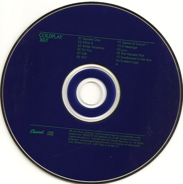 Coldplay : X&Y (CD, Album, Cin)