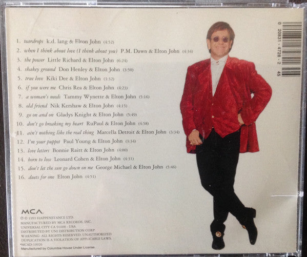 Elton John : Duets (CD, Album, Club)