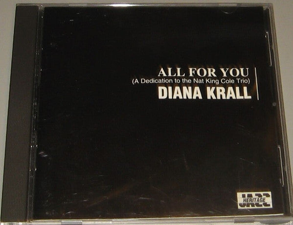 Diana Krall : All For You (A Dedication To The Nat King Cole Trio) (CD, Album, Club)